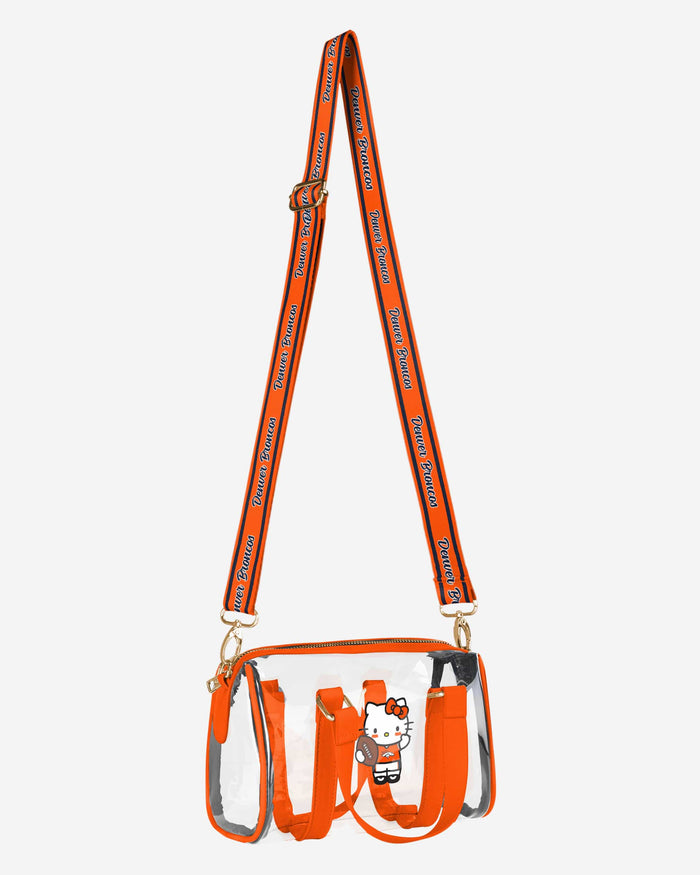 Denver Broncos Hello Kitty® Clear Barrel Bag FOCO - FOCO.com
