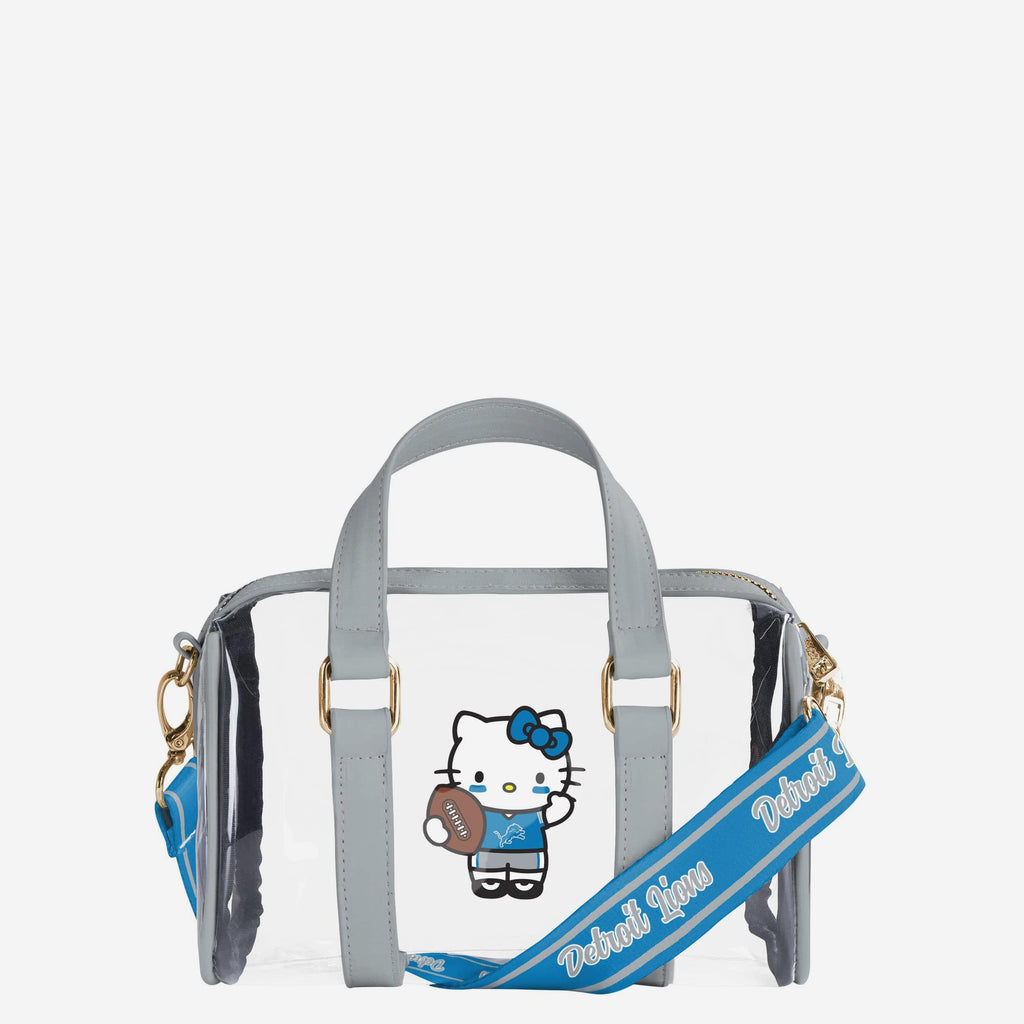 Detroit Lions Hello Kitty® Clear Barrel Bag FOCO - FOCO.com