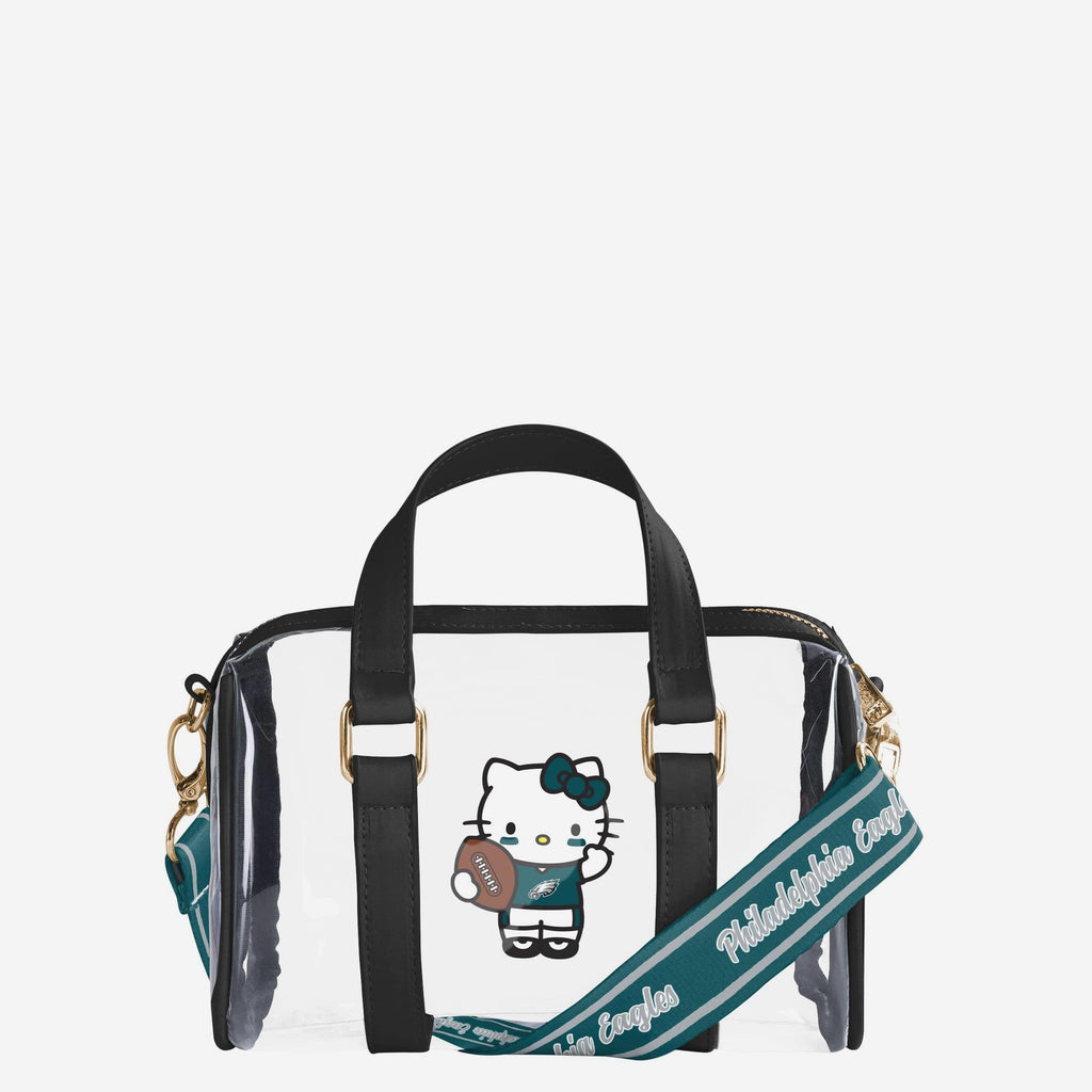 Philadelphia Eagles Hello Kitty® Clear Barrel Bag FOCO - FOCO.com