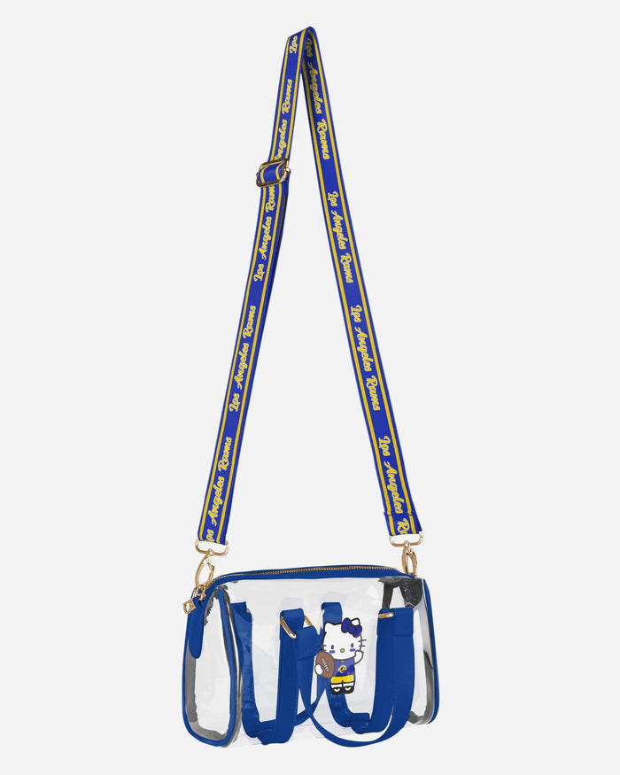 Los Angeles Rams Hello Kitty® Clear Barrel Bag FOCO - FOCO.com