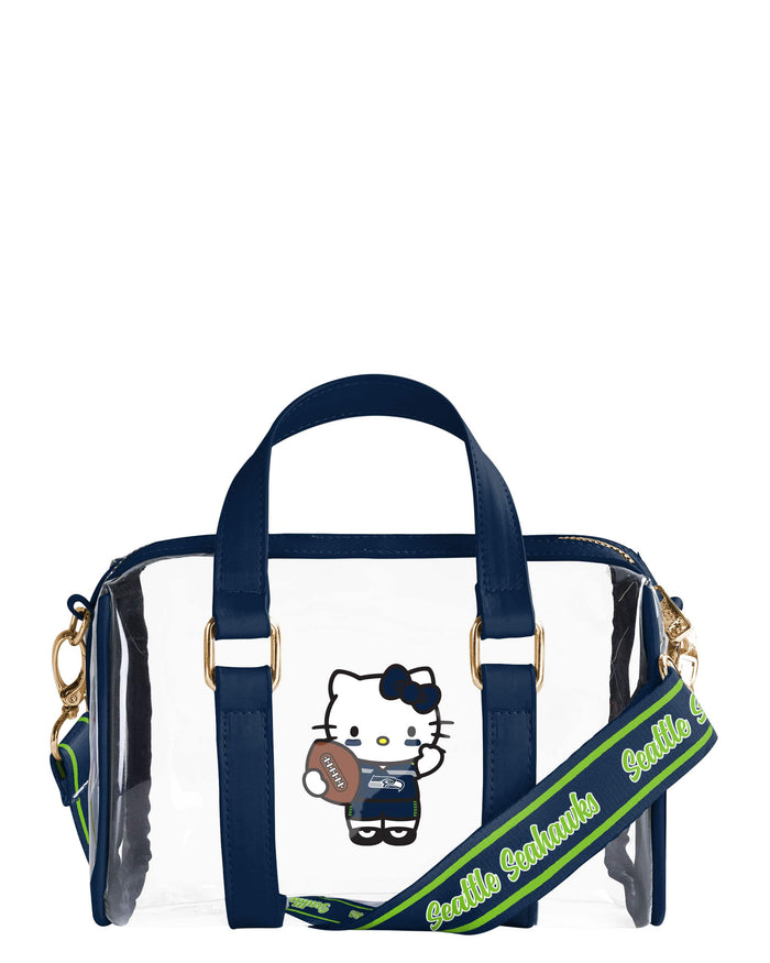 Seattle Seahawks Hello Kitty® Clear Barrel Bag