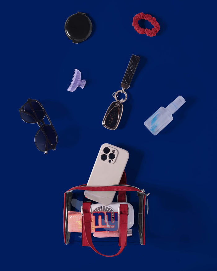 New York Giants Clear Barrel Bag FOCO - FOCO.com