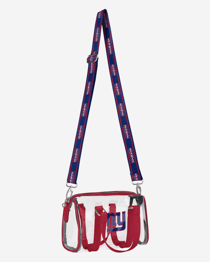 New York Giants Clear Barrel Bag FOCO - FOCO.com