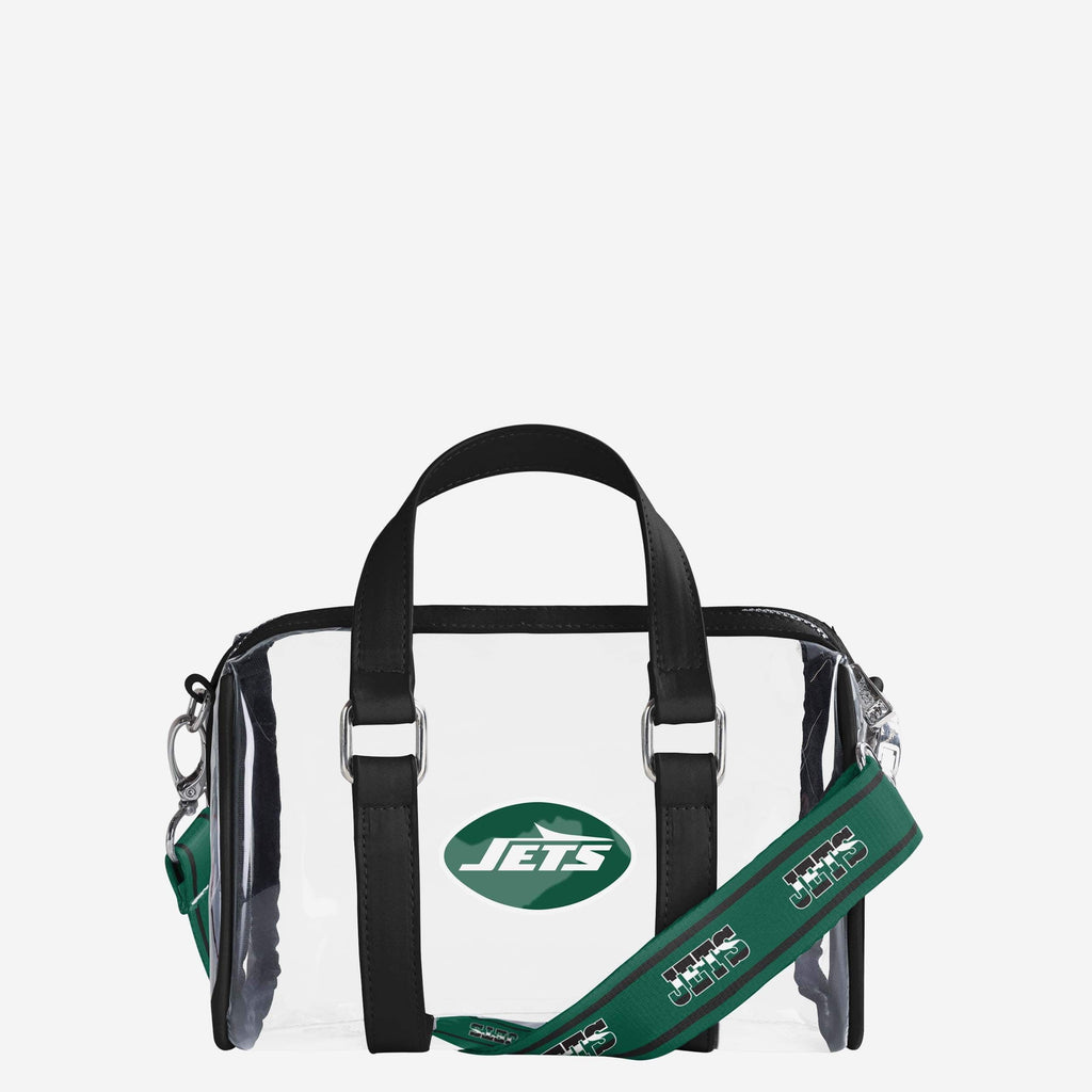 New York Jets Clear Barrel Bag FOCO - FOCO.com