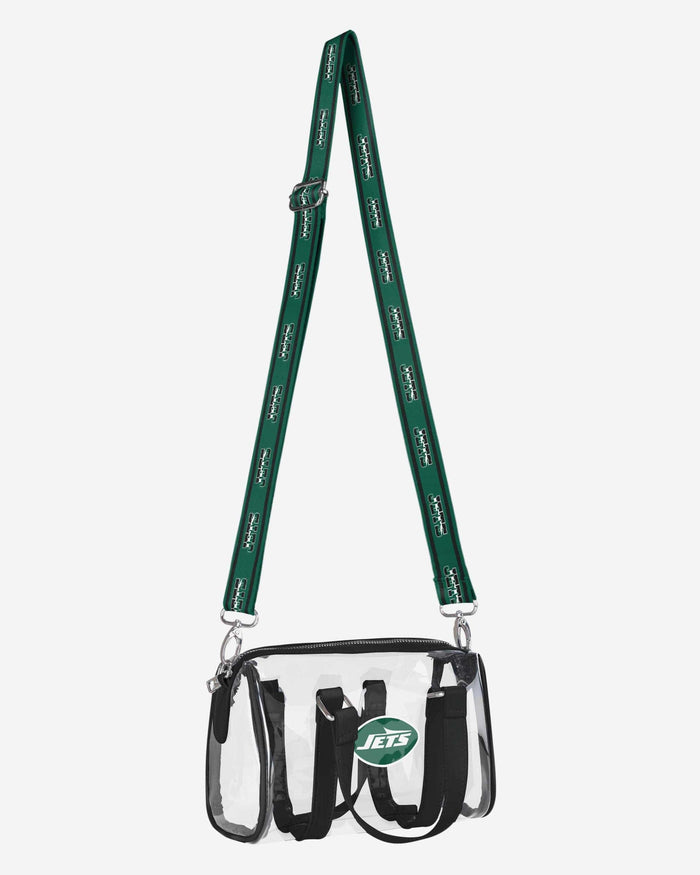 New York Jets Clear Barrel Bag FOCO - FOCO.com