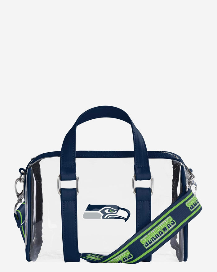 Seattle Seahawks Clear Barrel Bag FOCO - FOCO.com