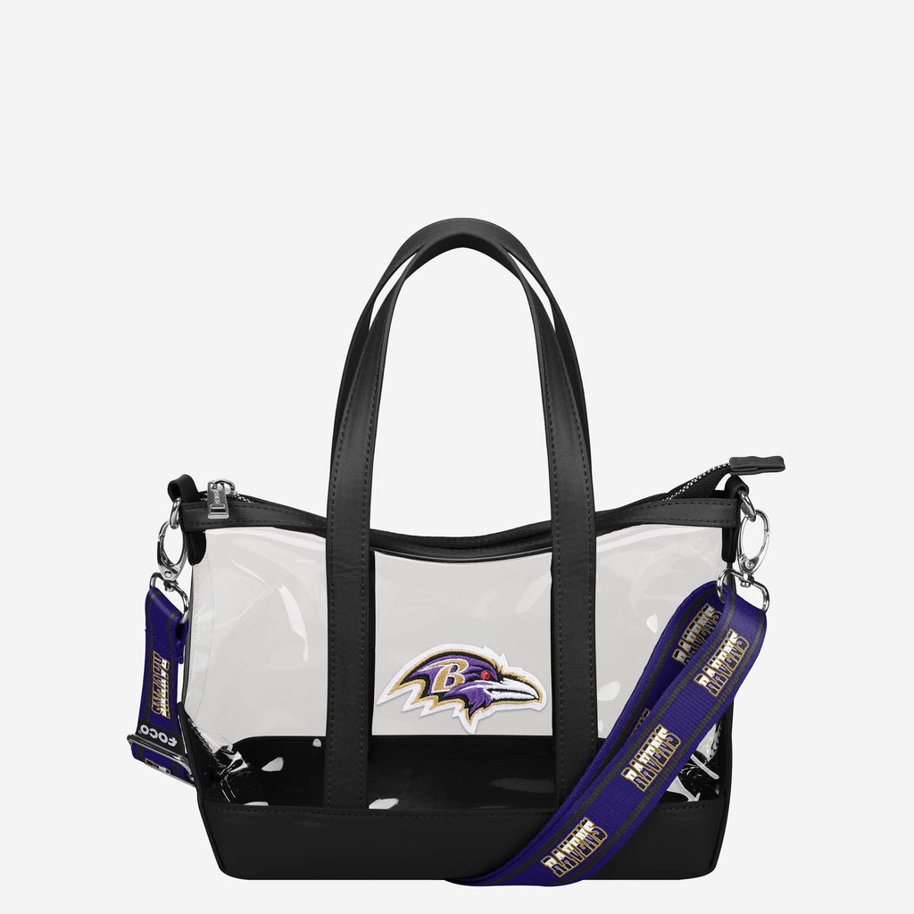 Baltimore Ravens Clear Crossbody Mini Tote Bag FOCO - FOCO.com