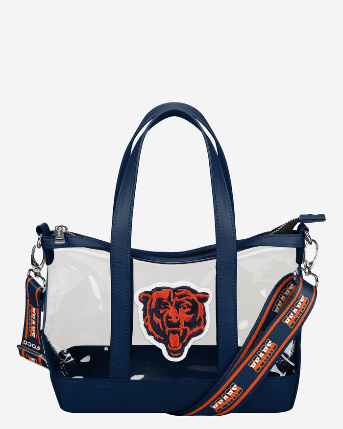Chicago Bears Clear Crossbody Mini Tote Bag FOCO - FOCO.com