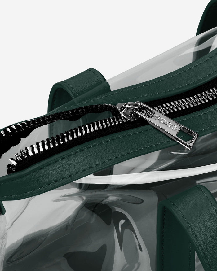 Green Bay Packers Clear Crossbody Mini Tote Bag FOCO - FOCO.com