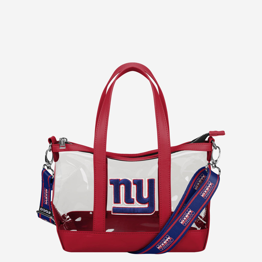 New York Giants Clear Crossbody Mini Tote Bag FOCO - FOCO.com