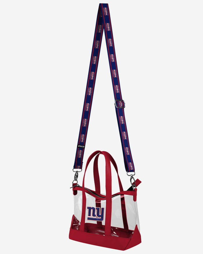 New York Giants Clear Crossbody Mini Tote Bag FOCO - FOCO.com