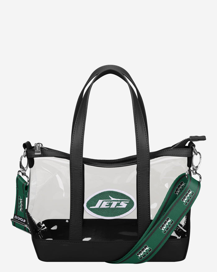 New York Jets Clear Crossbody Mini Tote Bag FOCO - FOCO.com