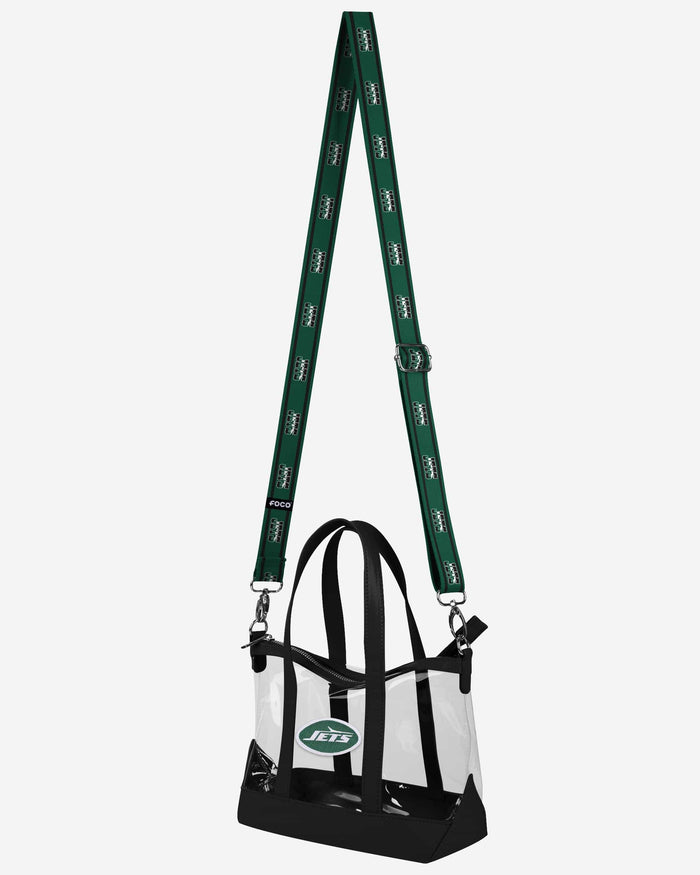 New York Jets Clear Crossbody Mini Tote Bag FOCO - FOCO.com