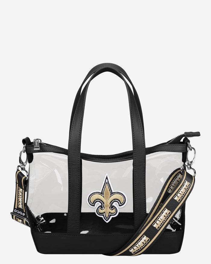 New Orleans Saints Clear Crossbody Mini Tote Bag FOCO - FOCO.com