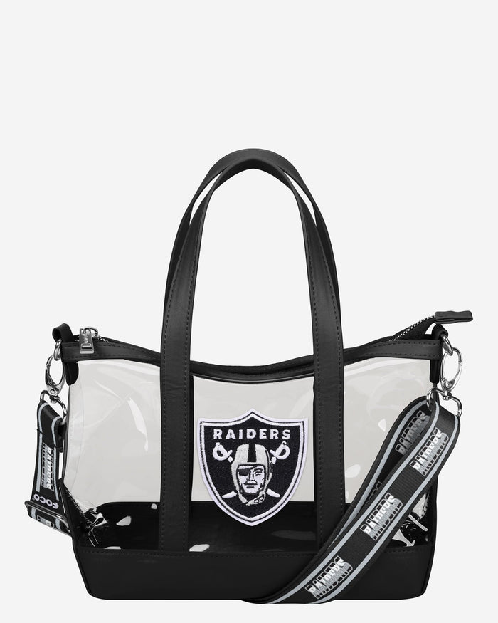 Las Vegas Raiders Clear Crossbody Mini Tote Bag FOCO - FOCO.com