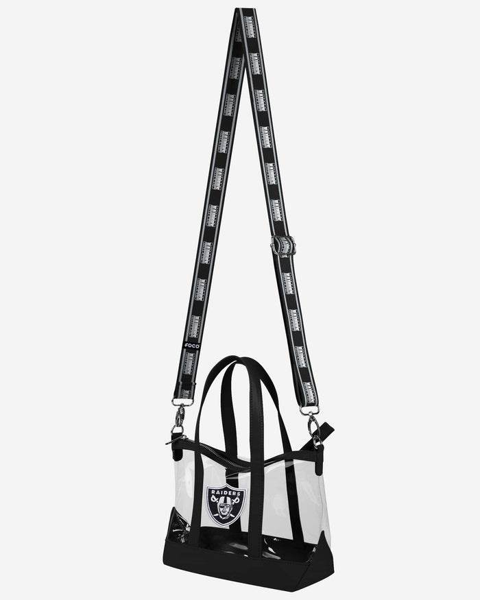 Las Vegas Raiders Clear Crossbody Mini Tote Bag FOCO - FOCO.com