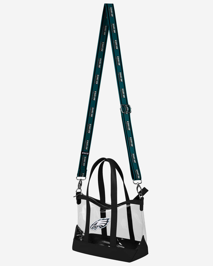 Philadelphia Eagles Clear Crossbody Mini Tote Bag FOCO - FOCO.com