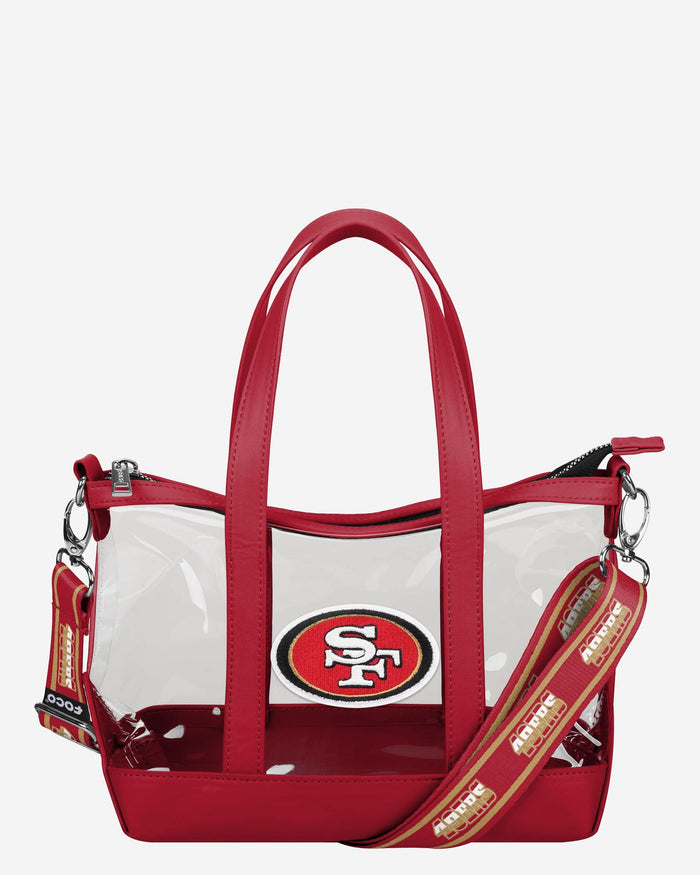 San Francisco 49ers Clear Crossbody Mini Tote Bag FOCO - FOCO.com