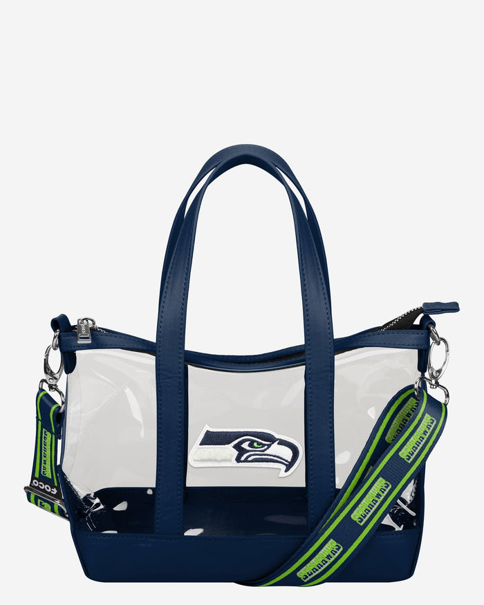 Seattle Seahawks Clear Crossbody Mini Tote Bag FOCO - FOCO.com