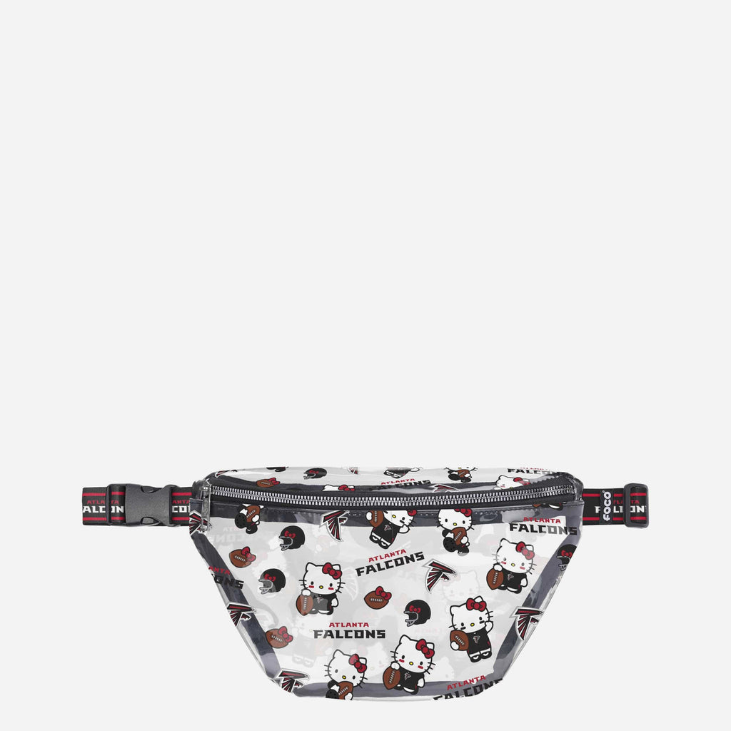 Atlanta Falcons Hello Kitty® Clear Fanny Pack FOCO - FOCO.com