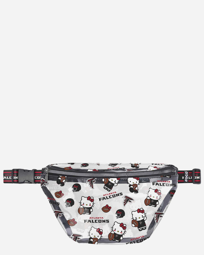 Atlanta Falcons Hello Kitty® Clear Fanny Pack FOCO - FOCO.com