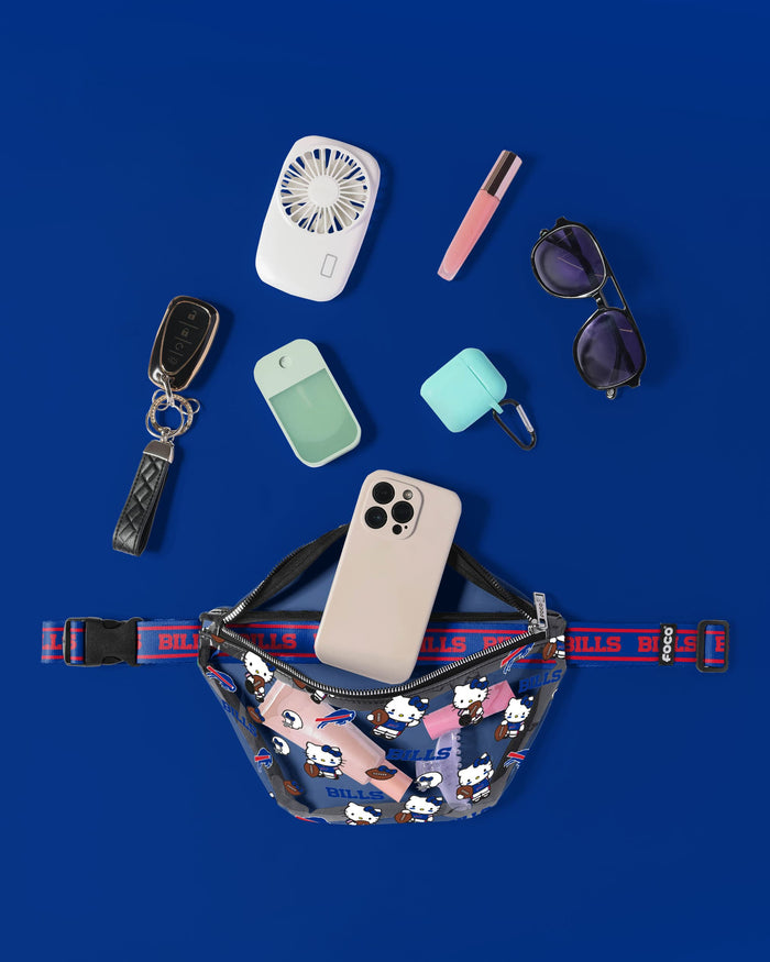 Buffalo Bills Hello Kitty® Clear Fanny Pack FOCO - FOCO.com