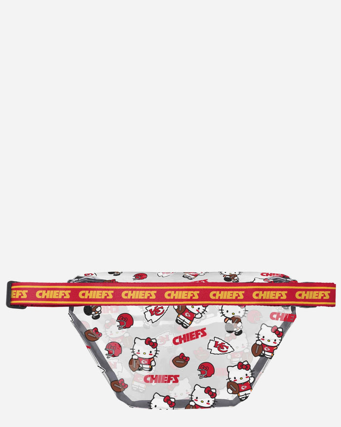 Kansas City Chiefs Hello Kitty® Clear Fanny Pack FOCO - FOCO.com