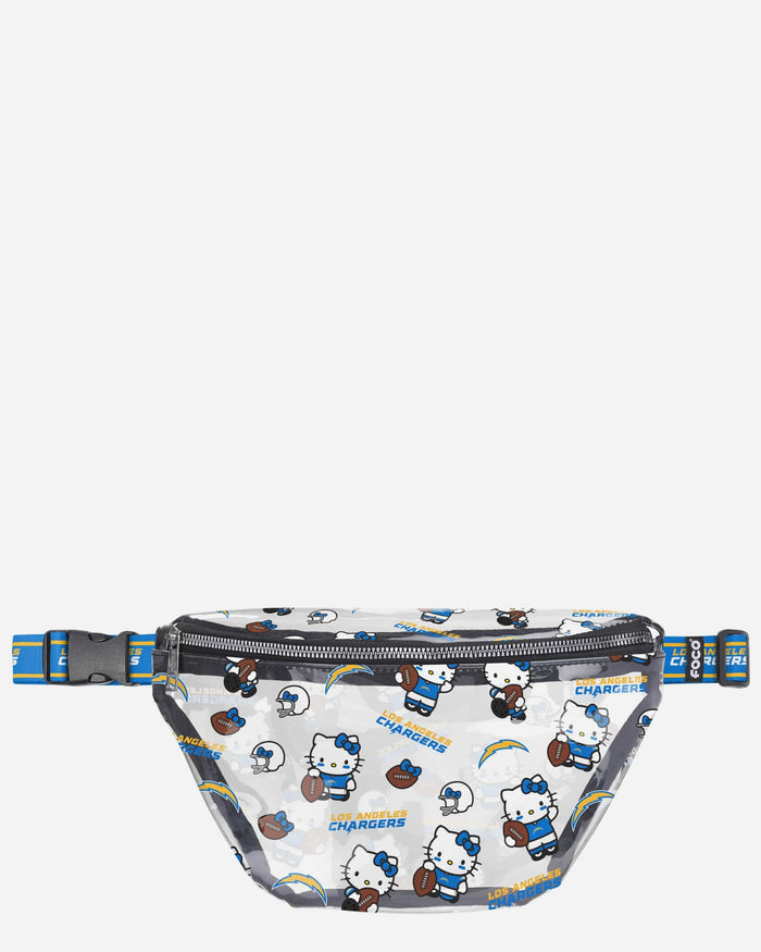 Los Angeles Chargers Hello Kitty® Clear Fanny Pack FOCO - FOCO.com