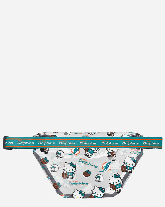 Miami Dolphins Hello Kitty® Clear Fanny Pack FOCO - FOCO.com