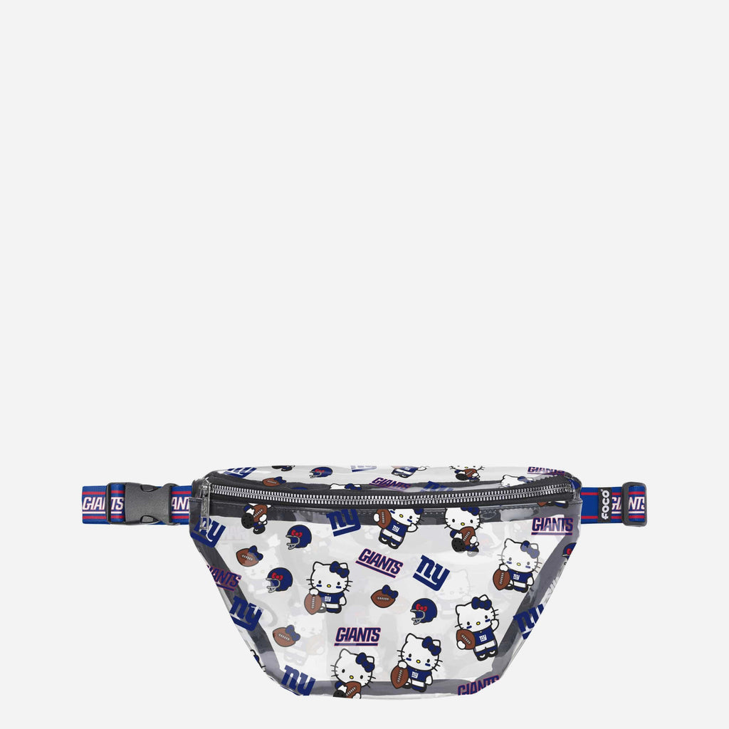 New York Giants Hello Kitty® Clear Fanny Pack FOCO - FOCO.com