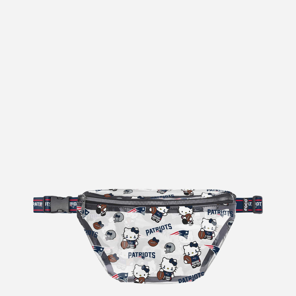 New England Patriots Hello Kitty® Clear Fanny Pack FOCO - FOCO.com