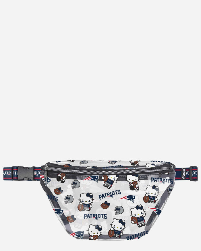 New England Patriots Hello Kitty® Clear Fanny Pack FOCO - FOCO.com
