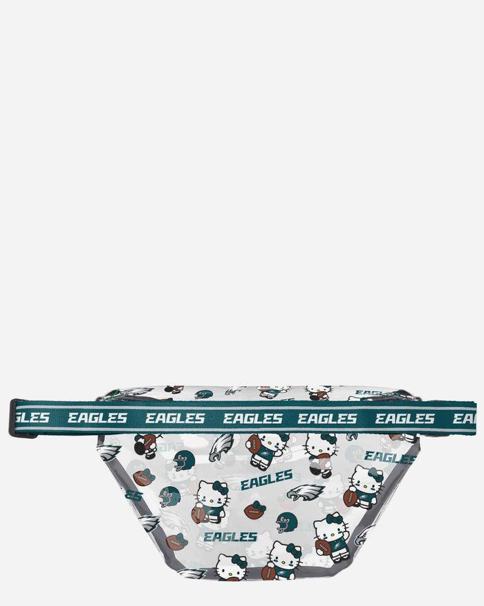 Philadelphia Eagles Hello Kitty® Clear Fanny Pack FOCO - FOCO.com