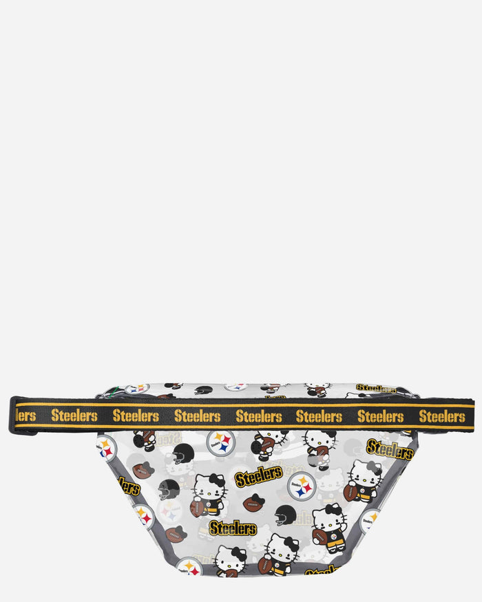 Pittsburgh Steelers Hello Kitty® Clear Fanny Pack FOCO - FOCO.com