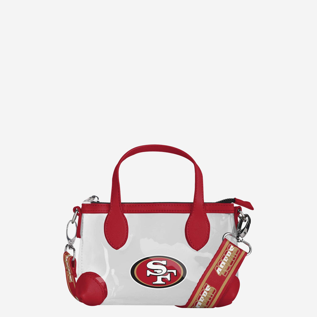 San Francisco 49ers Big Logo Clear Crossbody Mini Purse FOCO