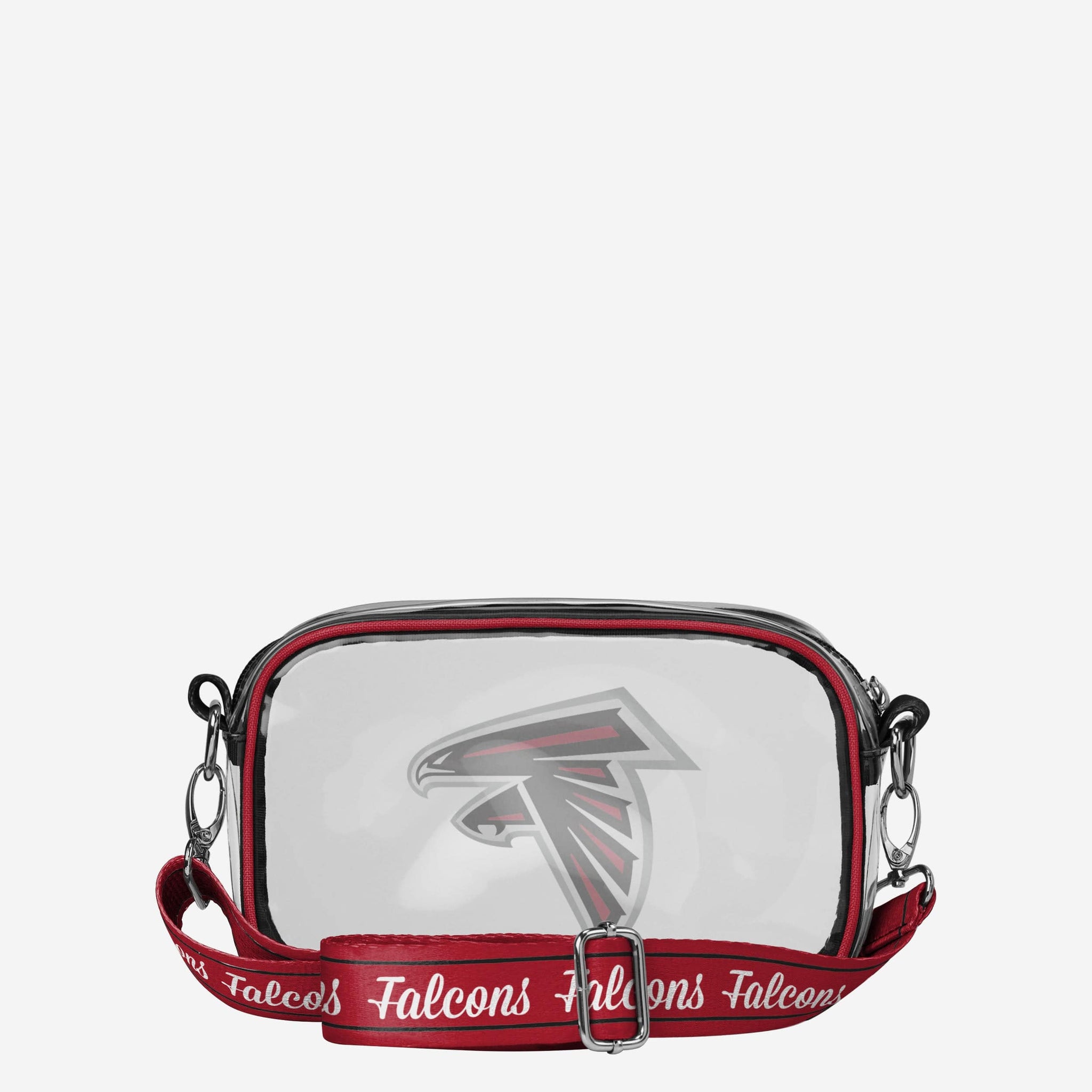 Atlanta Falcons Team Stripe Clear Crossbody Bag FOCO