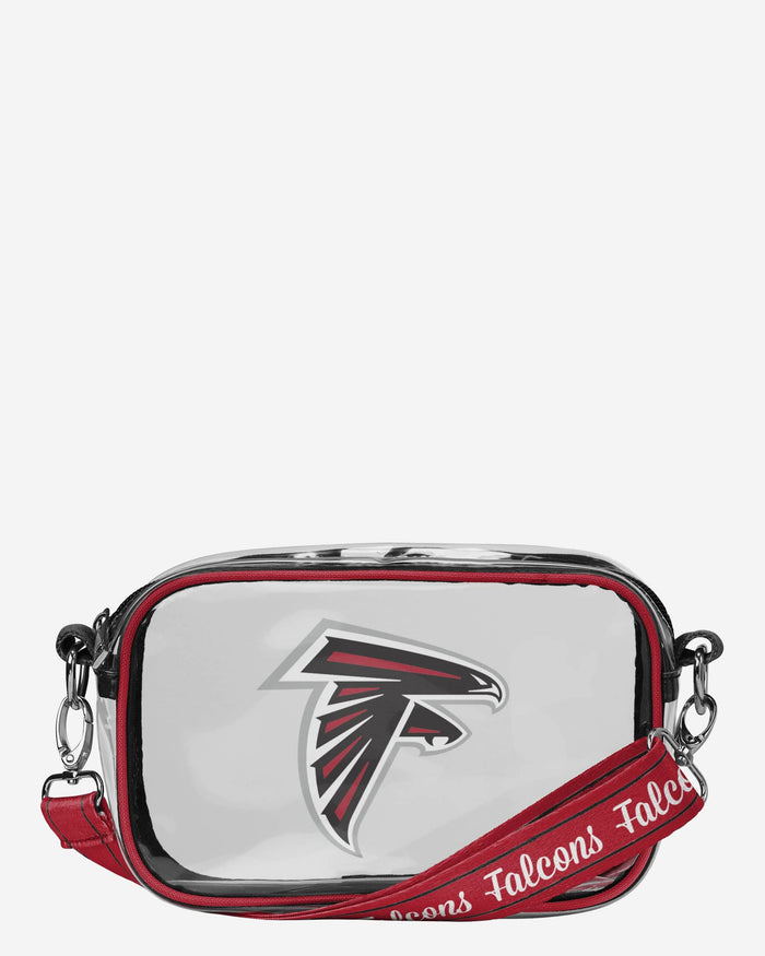 Atlanta Falcons Team Stripe Clear Crossbody Bag FOCO - FOCO.com