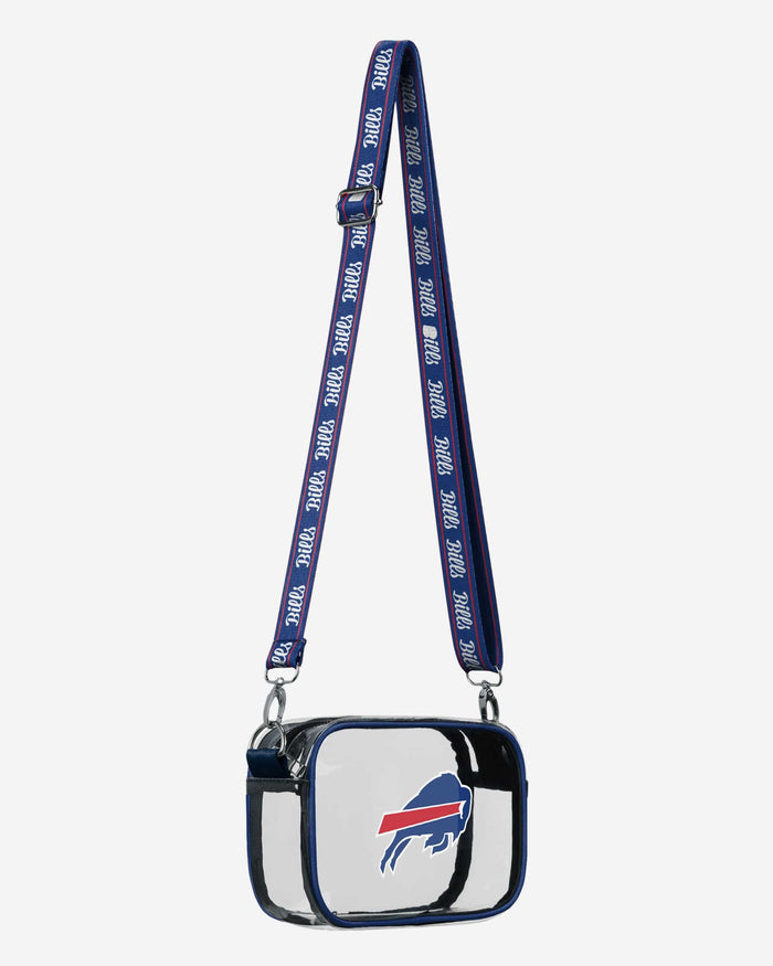 Buffalo Bills Team Stripe Clear Crossbody Bag FOCO - FOCO.com