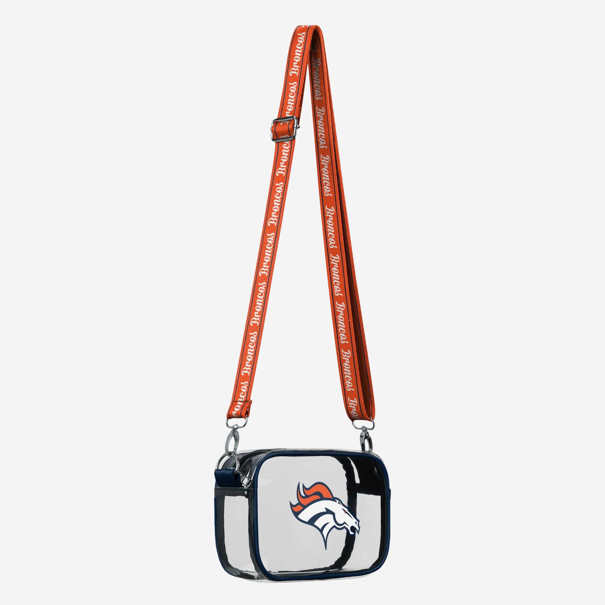 Logo Brands Denver Broncos Clear Stadium Bag
