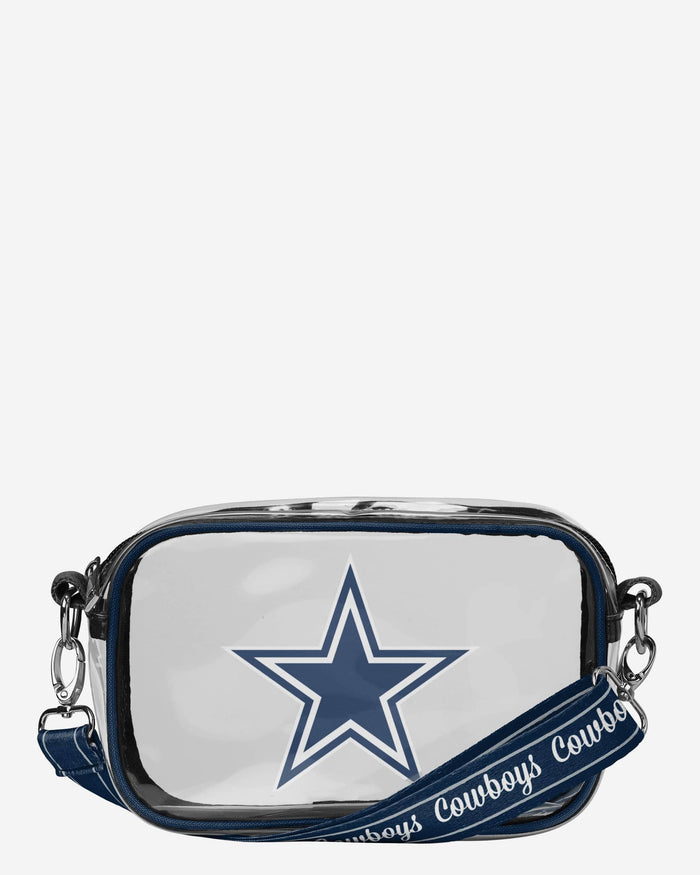 Dallas Cowboys Team Stripe Clear Crossbody Bag FOCO - FOCO.com