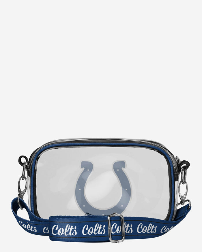 Indianapolis Colts Team Stripe Clear Crossbody Bag