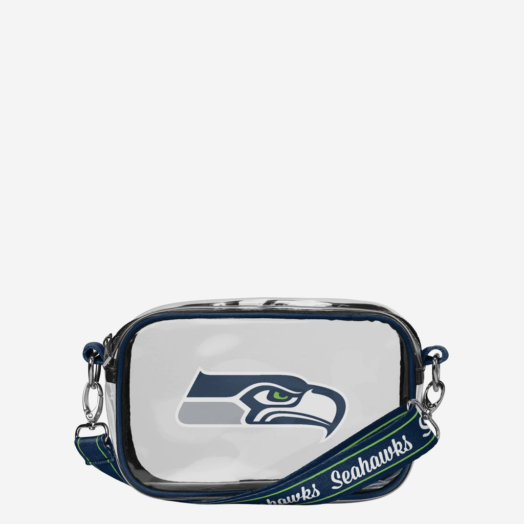 Seattle Seahawks Team Stripe Clear Crossbody Bag FOCO - FOCO.com