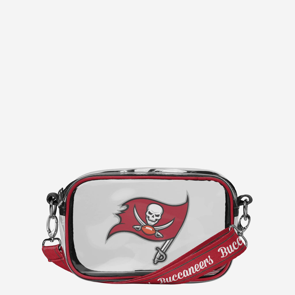 Tampa Bay Buccaneers Team Stripe Clear Crossbody Bag FOCO - FOCO.com