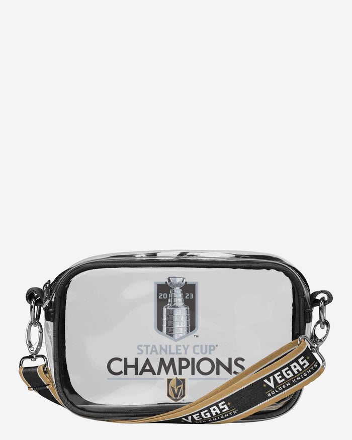 Vegas Golden Knights 2023 Stanley Cup Champions Clear Crossbody Bag FOCO - FOCO.com