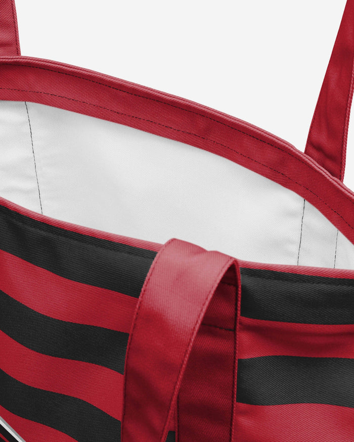 Atlanta Falcons Team Stripe Canvas Tote Bag FOCO - FOCO.com