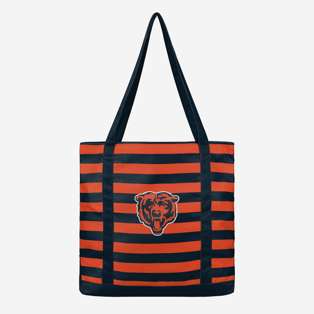 Chicago Bears Team Stripe Canvas Tote Bag FOCO - FOCO.com