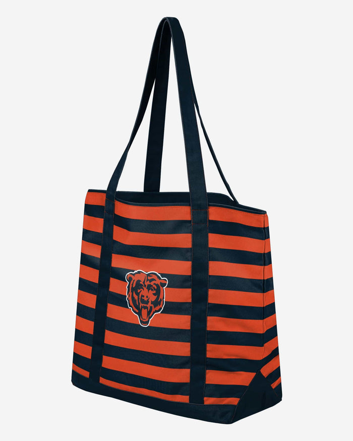 Chicago Bears Team Stripe Canvas Tote Bag FOCO - FOCO.com