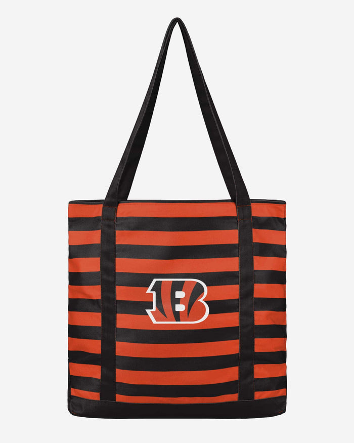 Cincinnati Bengals Team Stripe Canvas Tote Bag FOCO - FOCO.com