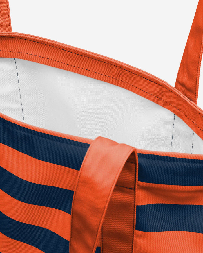 Denver Broncos Team Stripe Canvas Tote Bag FOCO - FOCO.com