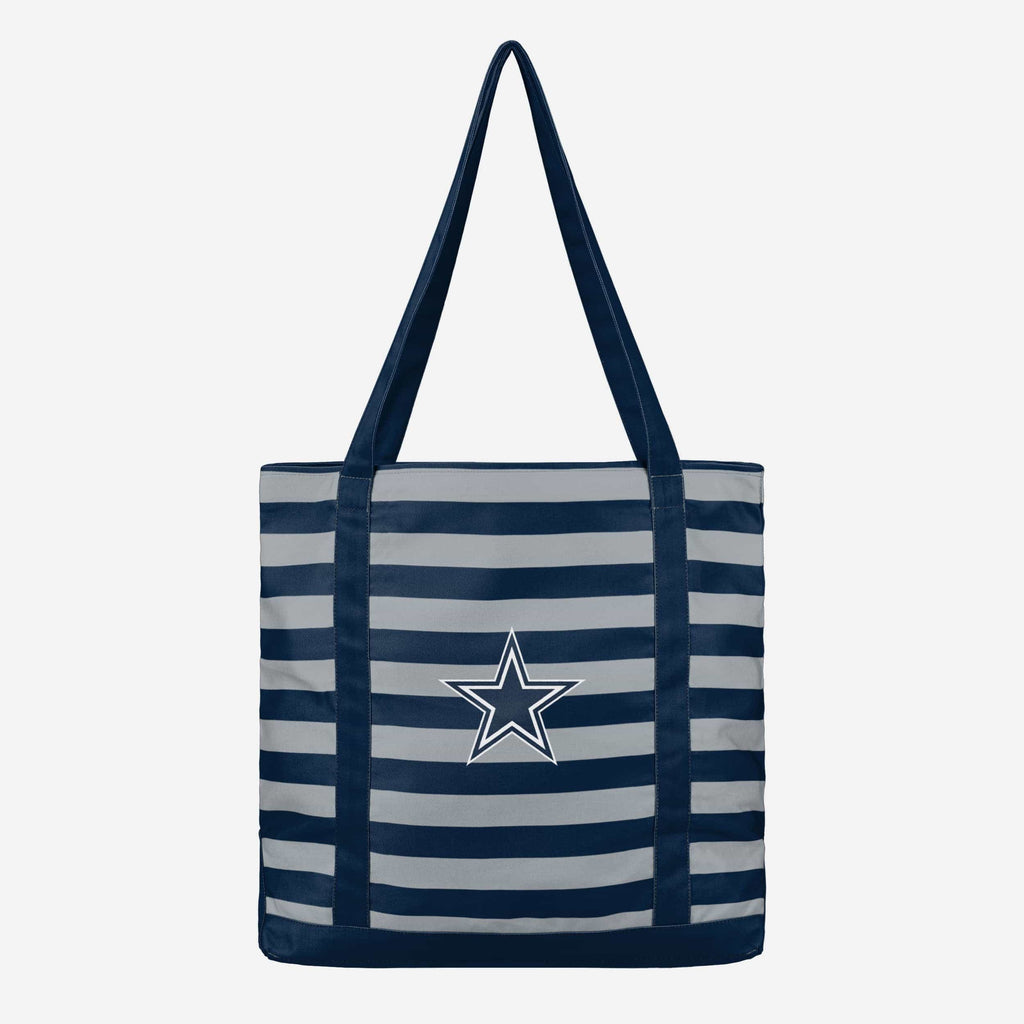 Dallas Cowboys Team Stripe Canvas Tote Bag FOCO - FOCO.com